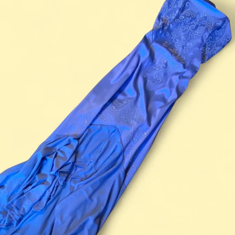 90s Blue Prom Dress